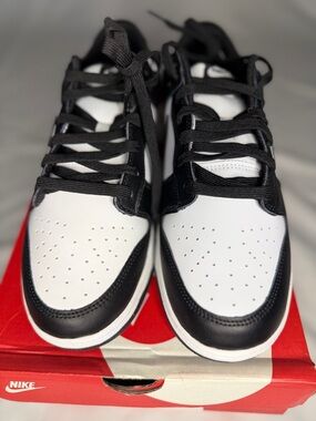 Nike Black and White Dunk Low